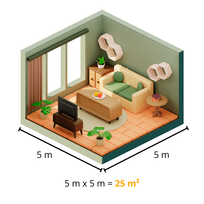 Cómo medir los metros cuadrados